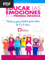 Educar Emociones 3 A 6 Años