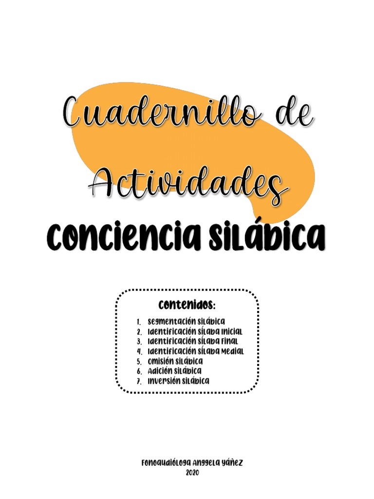 Actividades de Segmentación Silábica | PDF | Fonología | Artes del ...