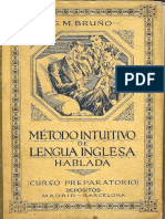 G. M. Bruño Método Intuitivo de La Lengua Inglesa Hablada