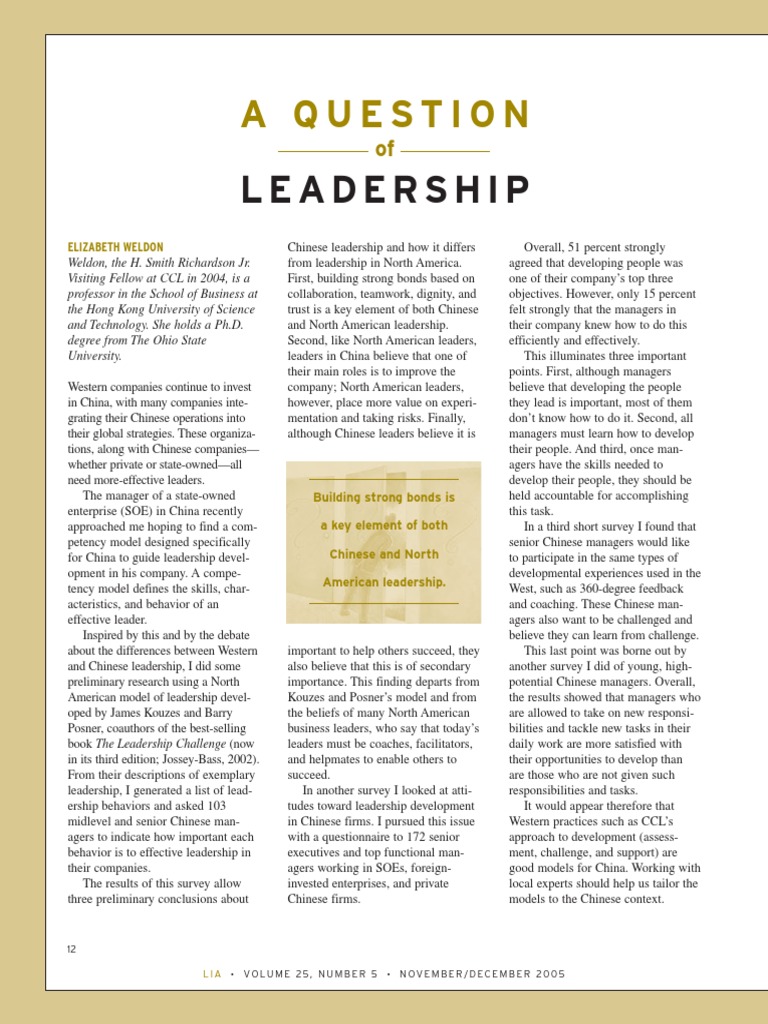 Leadership Development Approaches