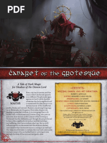 Shadow of The Demon Lord - Cabaret of The Grotesque (Master)