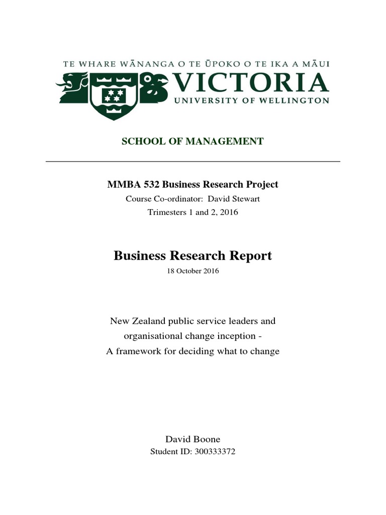 Business Research Report Template | PDF | Leadership | Innovation