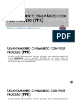 7- Levantamiento cinemático con post proceso (PPK)