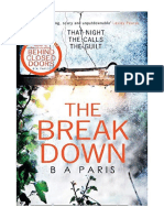 The Breakdown: The Gripping Thriller From The Bestselling Author of Behind Closed Doors - Contemporary Fiction