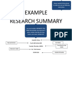Example Research Summary