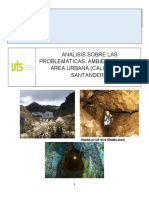 Análisis de problemas ambientales urbanos en California-Santander