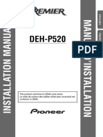 49605installation Manual DEH-P520 20023151539156830