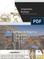 Arquitetura Romana: O Aqueduto de Segóvia