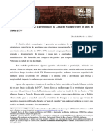 Artigo - FLORES HORIZONTAIS - A Prostituição na Zona do Mangue entre os anos de 1960 e 1970