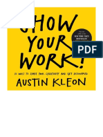 Show Your Work! - Austin Kleon