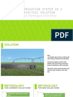 Solar Irrigation System As A Agrivoltaic Solution Mauricio Domínguez (Colombia)