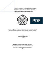 Skripsi Analisis Kesalahan Materi Matriks