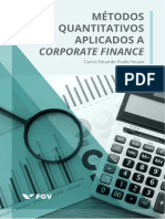 Metodos Quantitativos Aplicados a Corporate Finance