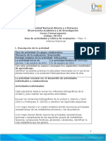Guia de actividades y Rúbrica de evaluación - Unidad 2 - Fase 3- Informe preliminar