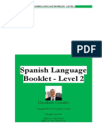 Spanish Language Booklet Level 2