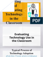 Selecting and Evaluating Technology in The Classroom