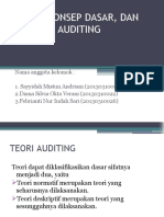 Teori, Konsep Dasar, Dan Standar Auditing