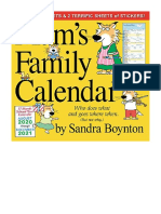 2021 Mums Family Calendar - Sandra Boynton