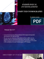 Radiological Investigations: Computed Tomography