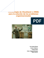 Importancia de La Aplicacion de La Metodologia de Checkland o MSB para La Solucion de Los Problemas Organizacionales