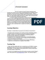 Chapter 3 - The External Assessment Chapter 3 - The External Assessment