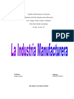 La Industria Manufacturera