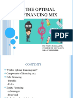 Naina Karmakar - (FM 304) Optimal Financing Mix