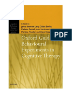 Oxford Guide To Behavioural Experiments in Cognitive Therapy - Khadj Rouf