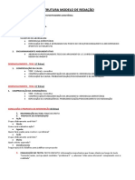 Estrutura modelo de redação