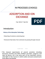 ADSORPTION AND ION EXCHANGE - Slide 1