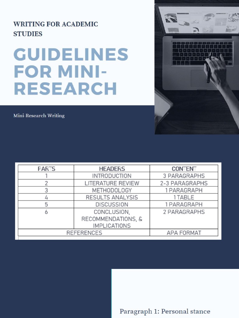 Mini Research Guidelines PDF