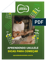 Aprendendo os primeiros acordes no ukulele