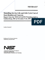 Modelling Service Life and Life-Cycle Cost of Steel-Reinforced Concrete
