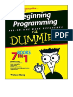 Beginning Programming All-In-One Desk Reference For Dummies - Wallace Wang