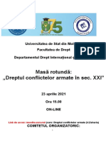 Program Masa Rotundă DCA. 23.04.2021