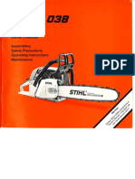 Stihl 038 Manual