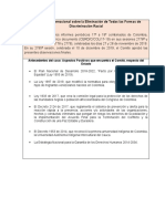 Convención Internacional Sobre La Eliminación de Todas Las Formas de Discriminación Racial