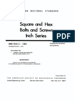 ANSI B18.2.1 - Square and Hex Bolts and Screws Inch Series - 1981