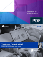 Técnicas de Comunicación I