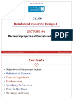 CE 370-Lecture-4 (Material Properties of Concrete and Steel Bars)