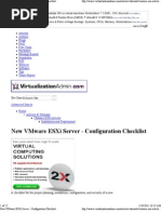Download New VMware ESXi Server - Configuration Checklist by Koteswara Rao SN54186483 doc pdf