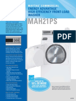 Maytag MAH21PSDWW - DD Specifications