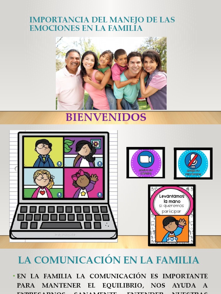 Manejo de Emociones en Familia Listo | PDF | Las emociones ...