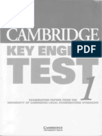 KEY English: Cambridge Examinations Publishing