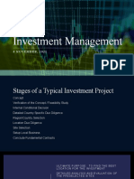 Investment Management: 4 NOVEMBER, 2021