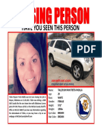 Tallen Padilla Missing Person Poster