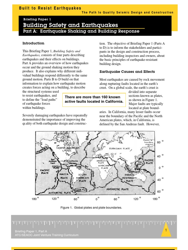 Earthquake Resistance Building | PDF | Earthquakes | Fault (Geology)