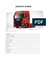 Checklist Scania