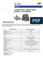 Basculas Moresco Gramera Digital MAG - MEGA 5000g