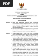 Download Perbup Grobogan No53 Th 2010 Tentang Pedoman Penyusunan Apbdesa Ta 2011 by jacksryant SN54187618 doc pdf
